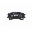 Jeu de 4 plaquettes de frein avant HELLA PAGID 8DB 355 011-141 - Visuel 3