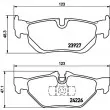 Jeu de 4 plaquettes de frein arrière HELLA PAGID 8DB 355 011-301 - Visuel 2