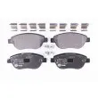 Jeu de 4 plaquettes de frein avant HELLA PAGID 8DB 355 011-331 - Visuel 1