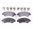 Jeu de 4 plaquettes de frein avant HELLA PAGID 8DB 355 011-521 - Visuel 1