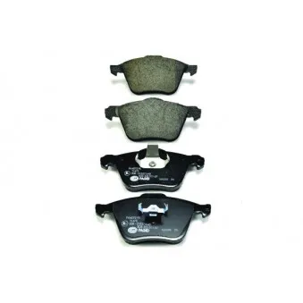 Jeu de 4 plaquettes de frein avant HELLA PAGID 8DB 355 011-571