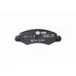 Jeu de 4 plaquettes de frein avant HELLA PAGID 8DB 355 011-691 - Visuel 3