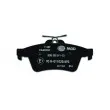 Jeu de 4 plaquettes de frein arrière HELLA PAGID 8DB 355 011-731 - Visuel 3