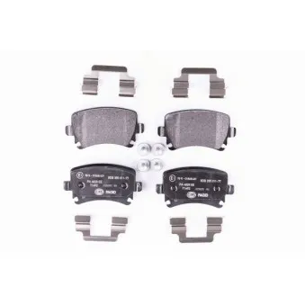 Jeu de 4 plaquettes de frein arrière HELLA PAGID 8DB 355 011-771