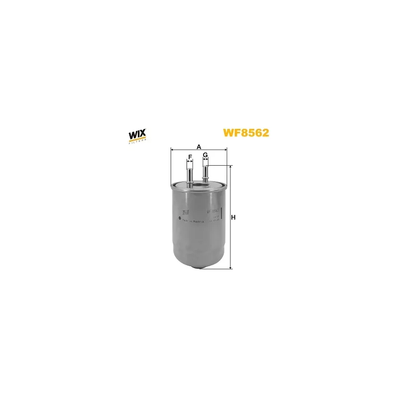 Filtre à carburant WIX FILTERS WF8562