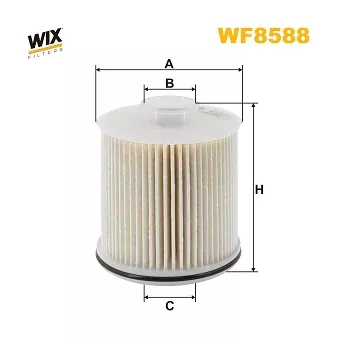 Filtre à carburant WIX FILTERS WF8588