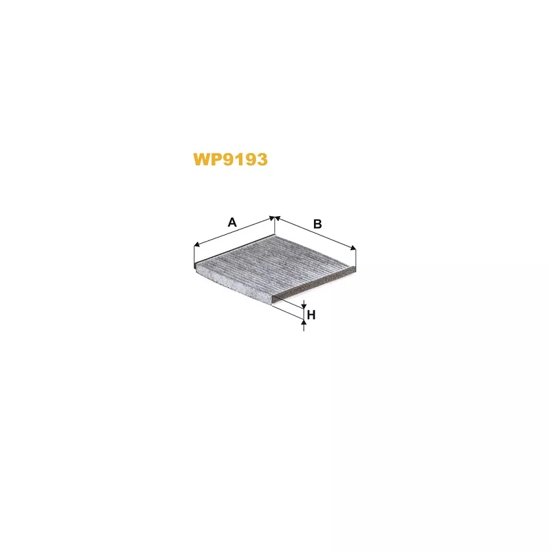 Filtre, air de l'habitacle WIX FILTERS WP9193