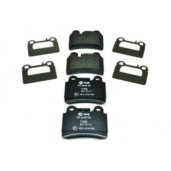 Jeu de 4 plaquettes de frein arrière HELLA PAGID 8DB 355 011-861