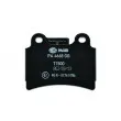 Jeu de 4 plaquettes de frein arrière HELLA PAGID 8DB 355 011-861 - Visuel 3