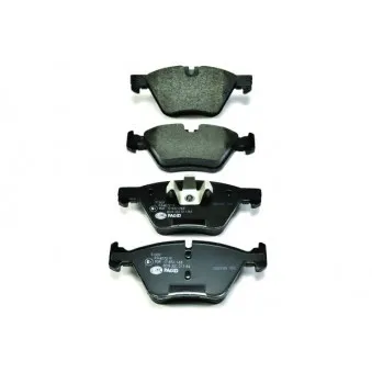 Jeu de 4 plaquettes de frein avant HELLA PAGID 8DB 355 011-941