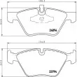 Jeu de 4 plaquettes de frein avant HELLA PAGID 8DB 355 011-941 - Visuel 2
