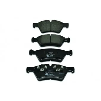 Jeu de 4 plaquettes de frein avant HELLA PAGID 8DB 355 012-011