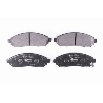 Jeu de 4 plaquettes de frein avant HELLA PAGID 8DB 355 012-071