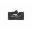 Jeu de 4 plaquettes de frein avant HELLA PAGID 8DB 355 012-121 - Visuel 3