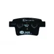 Jeu de 4 plaquettes de frein arrière HELLA PAGID 8DB 355 012-171 - Visuel 3