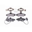 Jeu de 4 plaquettes de frein arrière HELLA PAGID 8DB 355 012-201 - Visuel 1