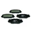 Jeu de 4 plaquettes de frein avant HELLA PAGID 8DB 355 012-241 - Visuel 1