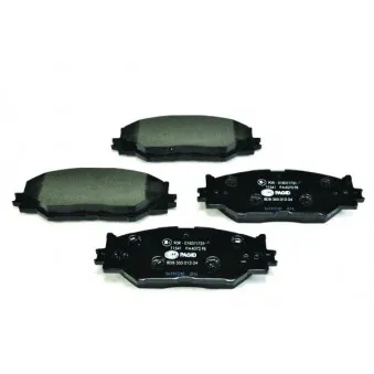 Jeu de 4 plaquettes de frein avant HELLA PAGID 8DB 355 012-241