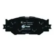 Jeu de 4 plaquettes de frein avant HELLA PAGID 8DB 355 012-241 - Visuel 3