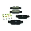 Jeu de 4 plaquettes de frein avant HELLA PAGID 8DB 355 012-251 - Visuel 1