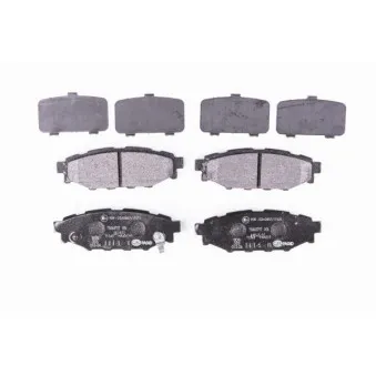 Jeu de 4 plaquettes de frein arrière HELLA PAGID 8DB 355 012-261