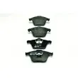 Jeu de 4 plaquettes de frein avant HELLA PAGID 8DB 355 012-281 - Visuel 1