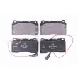 Jeu de 4 plaquettes de frein avant HELLA PAGID 8DB 355 012-291 - Visuel 1