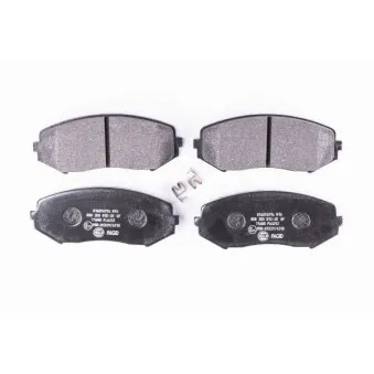 Jeu de 4 plaquettes de frein avant HELLA PAGID 8DB 355 012-351