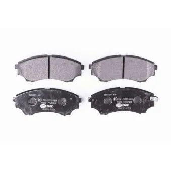 Jeu de 4 plaquettes de frein avant HELLA PAGID 8DB 355 012-381