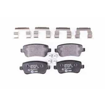 Jeu de 4 plaquettes de frein arrière HELLA PAGID 8DB 355 012-421