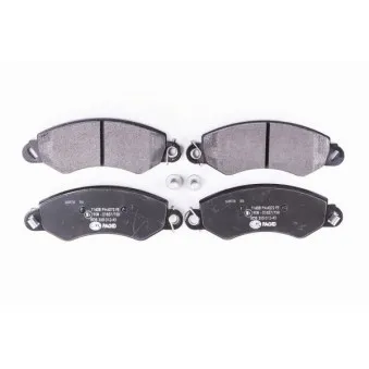 Jeu de 4 plaquettes de frein avant HELLA PAGID 8DB 355 012-431