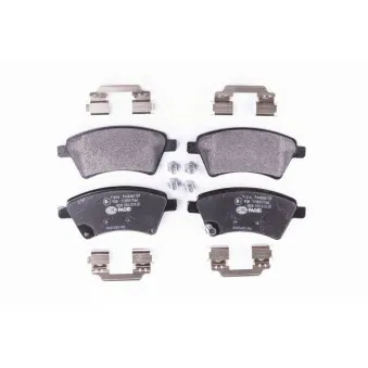 Jeu de 4 plaquettes de frein avant HELLA PAGID 8DB 355 012-511