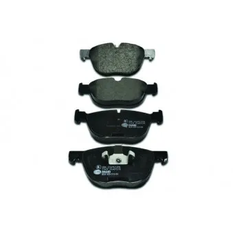 Jeu de 4 plaquettes de frein avant HELLA PAGID 8DB 355 012-541