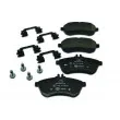 Jeu de 4 plaquettes de frein avant HELLA PAGID 8DB 355 012-581 - Visuel 1