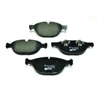 Jeu de 4 plaquettes de frein avant HELLA PAGID 8DB 355 012-661