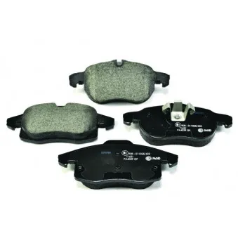 Jeu de 4 plaquettes de frein avant HELLA PAGID 8DB 355 012-681