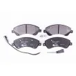 Jeu de 4 plaquettes de frein avant HELLA PAGID 8DB 355 012-771 - Visuel 1