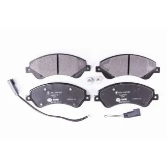 Jeu de 4 plaquettes de frein avant HELLA PAGID 8DB 355 012-771