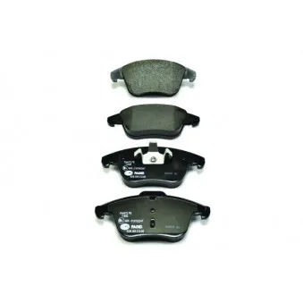 Jeu de 4 plaquettes de frein avant HELLA PAGID 8DB 355 012-891