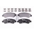 Jeu de 4 plaquettes de frein arrière HELLA PAGID 8DB 355 012-911 - Visuel 1