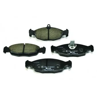 Jeu de 4 plaquettes de frein arrière HELLA PAGID 8DB 355 013-031