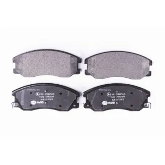 Jeu de 4 plaquettes de frein avant HELLA PAGID 8DB 355 013-121