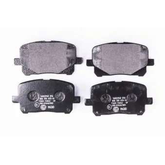 Jeu de 4 plaquettes de frein avant HELLA PAGID 8DB 355 013-161