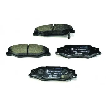 Jeu de 4 plaquettes de frein arrière HELLA PAGID 8DB 355 013-191