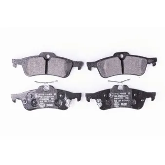 Jeu de 4 plaquettes de frein arrière HELLA PAGID 8DB 355 013-461
