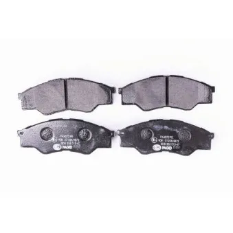 Jeu de 4 plaquettes de frein avant HELLA PAGID 8DB 355 013-471