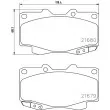 Jeu de 4 plaquettes de frein avant HELLA PAGID 8DB 355 013-481 - Visuel 2