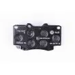 Jeu de 4 plaquettes de frein avant HELLA PAGID 8DB 355 013-481 - Visuel 3