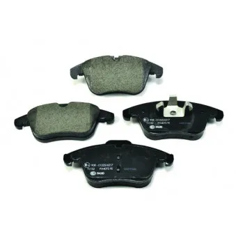 Jeu de 4 plaquettes de frein avant HELLA PAGID 8DB 355 013-621