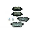 Jeu de 4 plaquettes de frein arrière HELLA PAGID 8DB 355 013-661 - Visuel 1